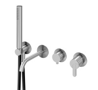 MONOMANDO BAÑO-DUCHA EMPOTRADO X-ALPHA BRUMA